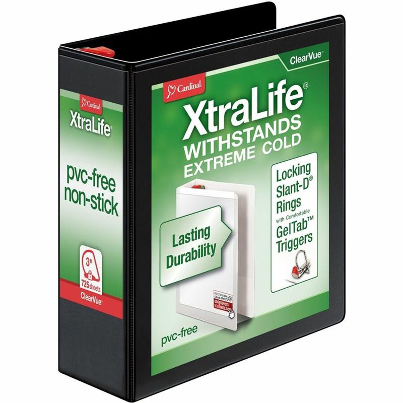 Image BINDER  D-R X-LF CLEARVU 3"BK