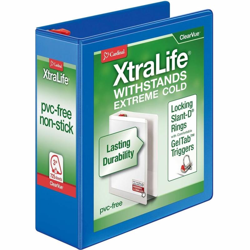 Image BINDER  D-R X-LF CLEARVU 3"BL