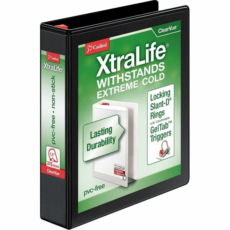 Image BINDER  D-R X-LF CLRVU 1.5"BK