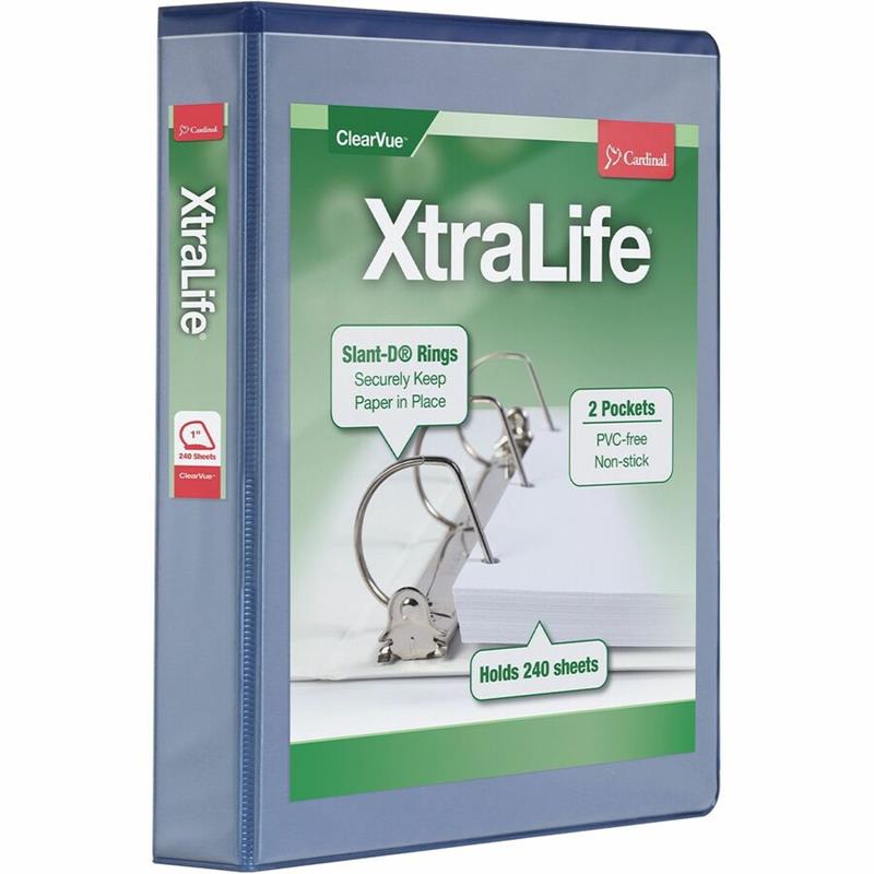 Image BINDER  D-R X-LF CLRVU 1.5"BL