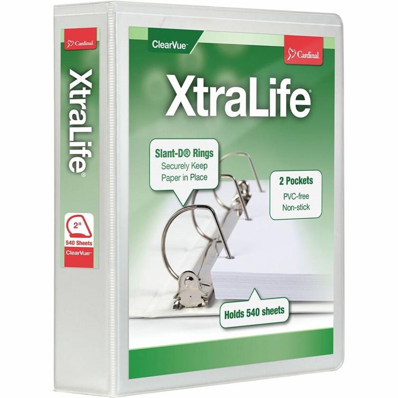 Image BINDER D-R XLF CLEAR LOCK 2"WH