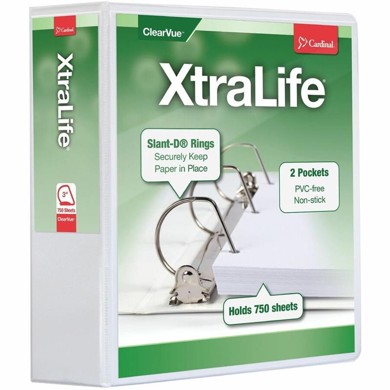 Image BINDER D-R XLF CLEAR LOCK 3"WH