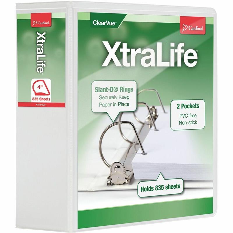 Image BINDER D-R XLF CLEAR LOCK 4"WH