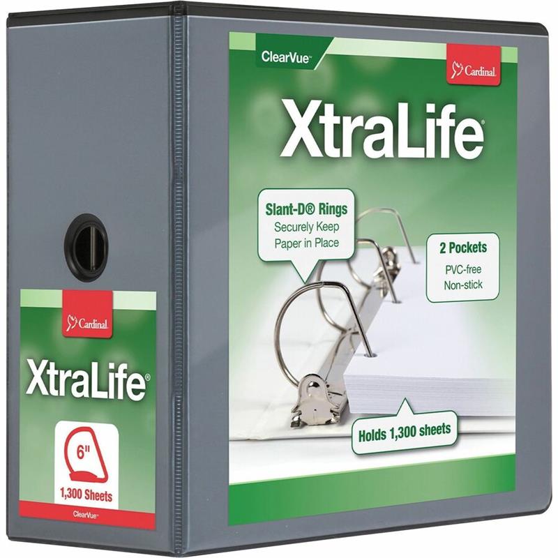Image BINDER D-R XLF CLEAR LOCK 6"BK