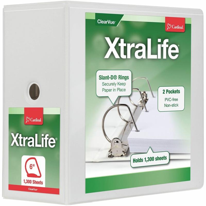 Image BINDER D-R XLF CLEAR LOCK 6"WH