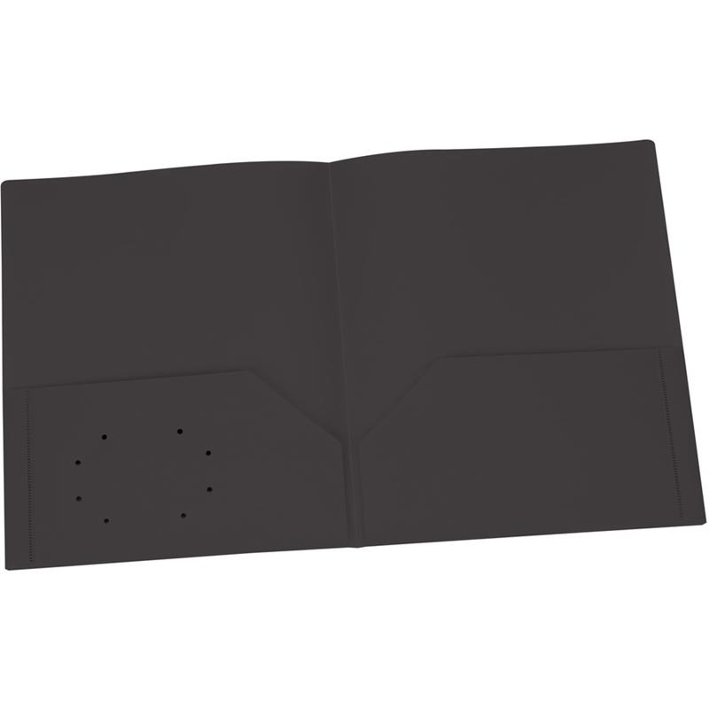 Image PORTFOLIO POLY 2-POCKET  BLACK