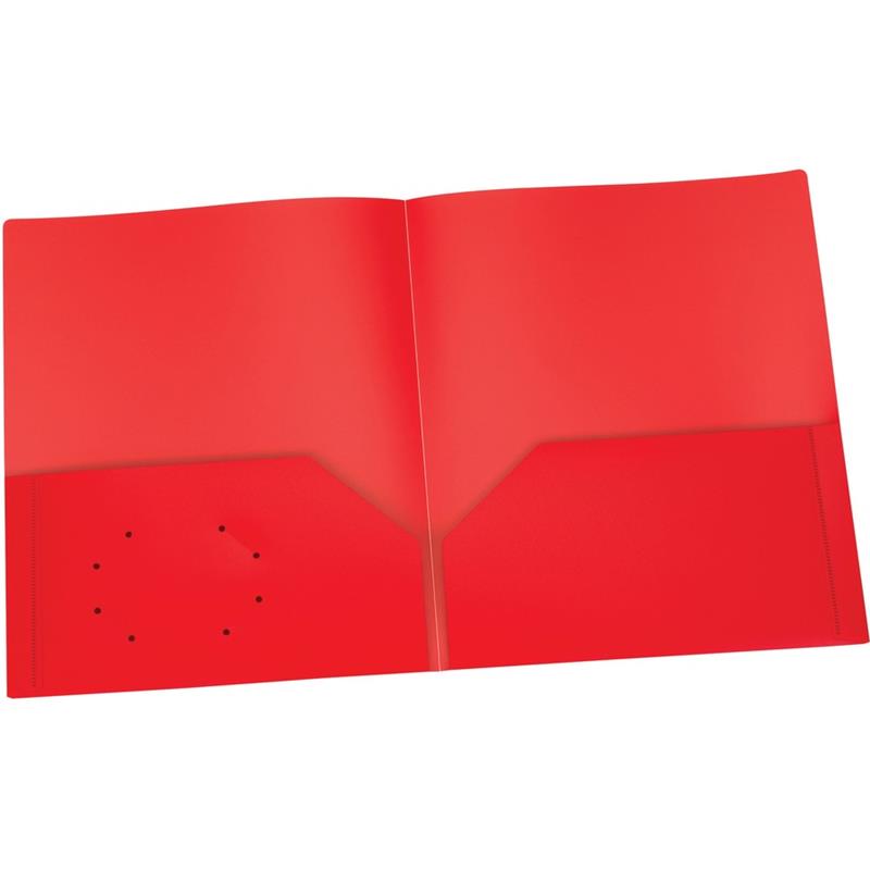 Image PORTFOLIO POLY 2-POCKET  RED