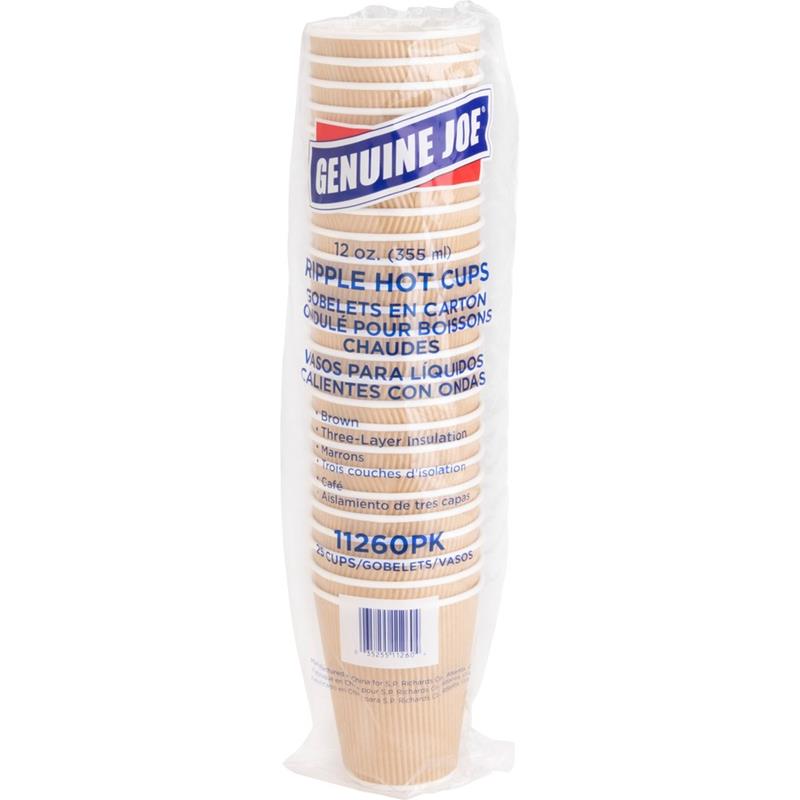 Image Genuine Joe Ripple Hot Cups