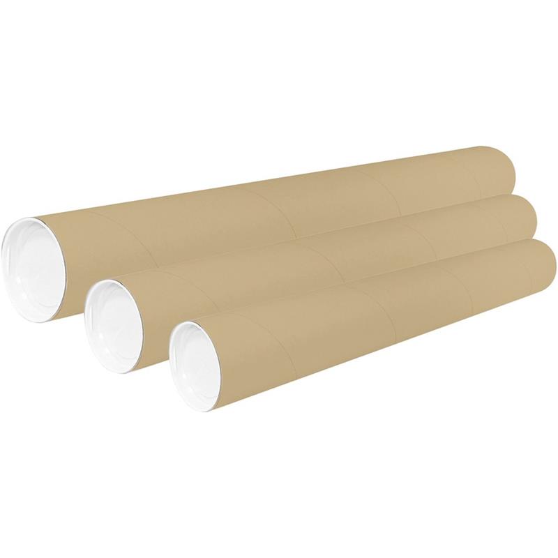 Image Mailing Tubes With End Cap