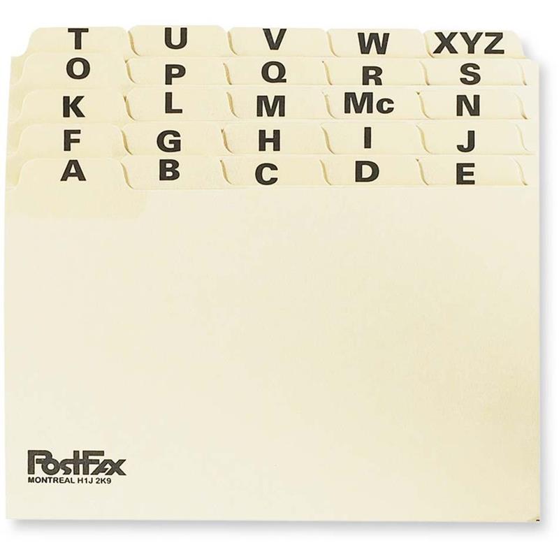 Image A-Z Card Guides