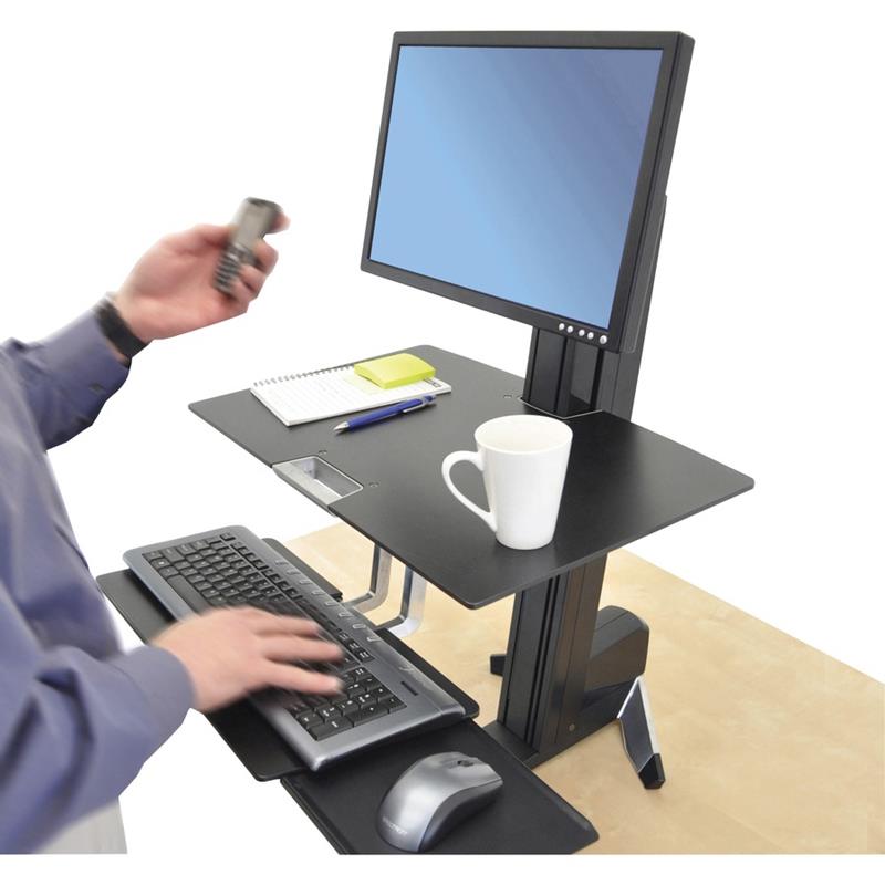 Image WorkFit-S Sit Stand Workstation for single Monitor