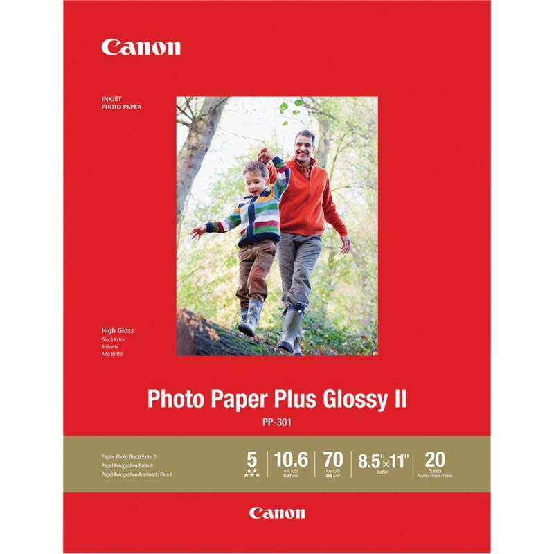 Image CANON PHO.PLUS GLOSSY PP301 LET. (20)
