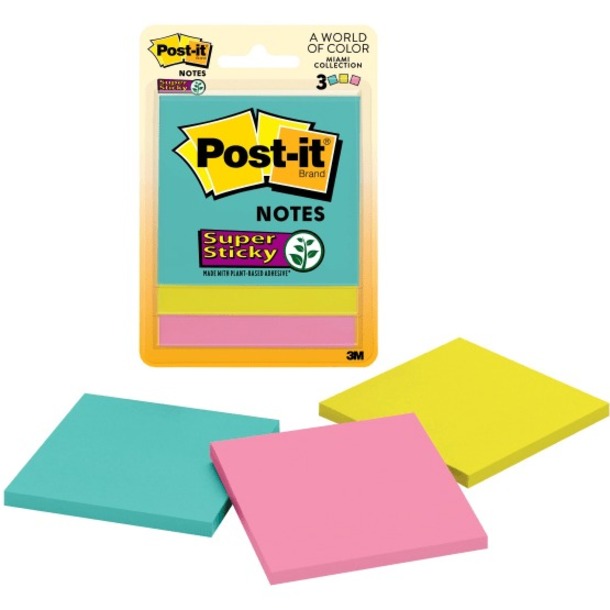 Image POST-IT 3X3 SUPERNOVA NEONS ASS.SC (3)