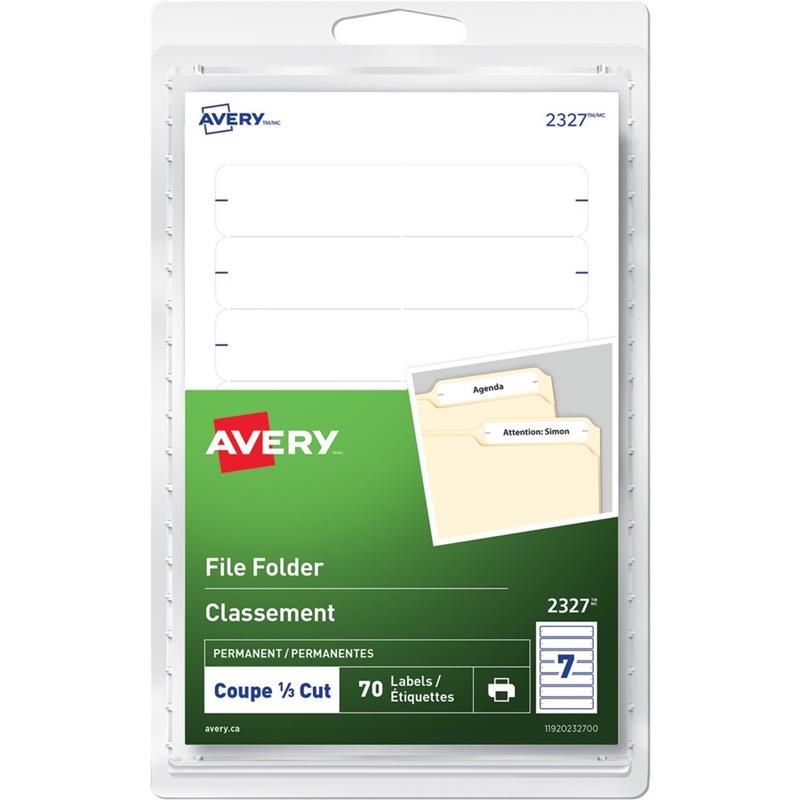 Image Self-Adhesive File Folder Labels