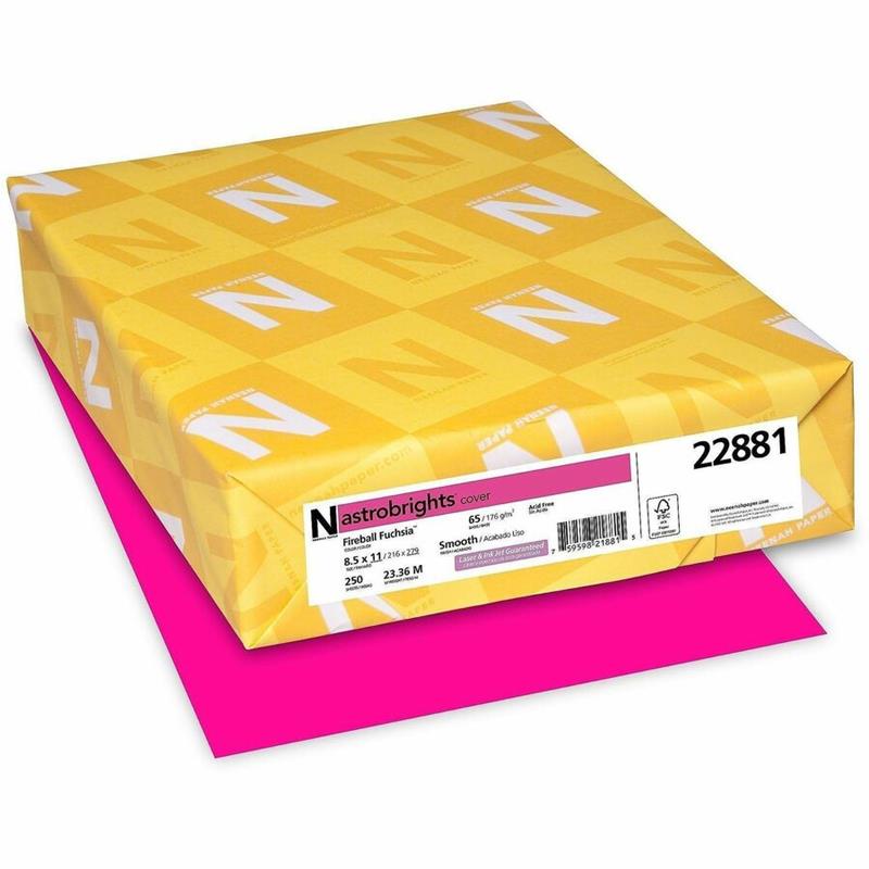 Image ASTRO. PAPER 65LB LET. FUSCHIA (250)
