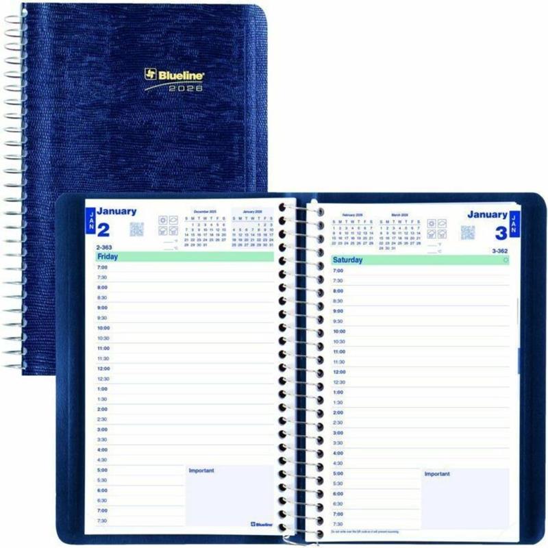Image AGENDA 1D/P.SPI.ENG.8X5 BLUE
