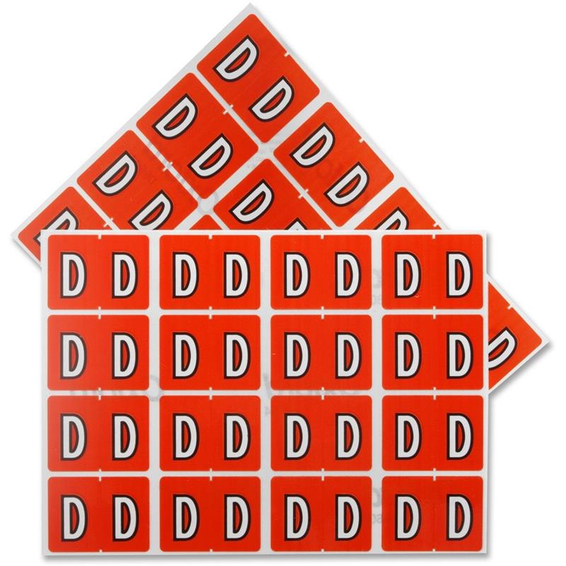 Image End Tab A-Z Filing Labels