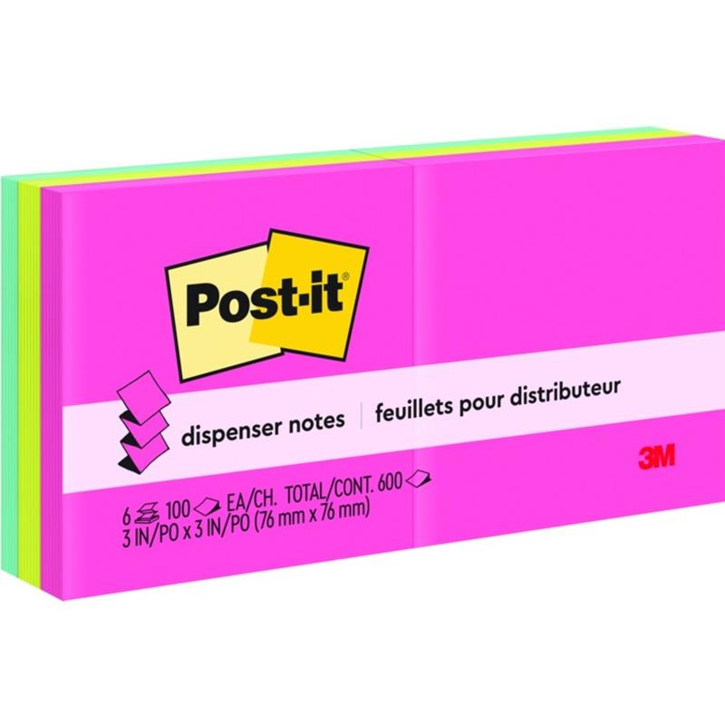 Image POST-IT 3X3 POPTIMISTIC POP-UP N-PAD (6)