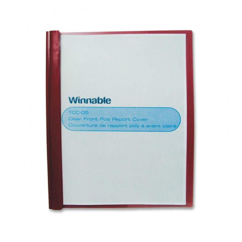 Image 3 FAST. RED ACETATE REPORT COVER