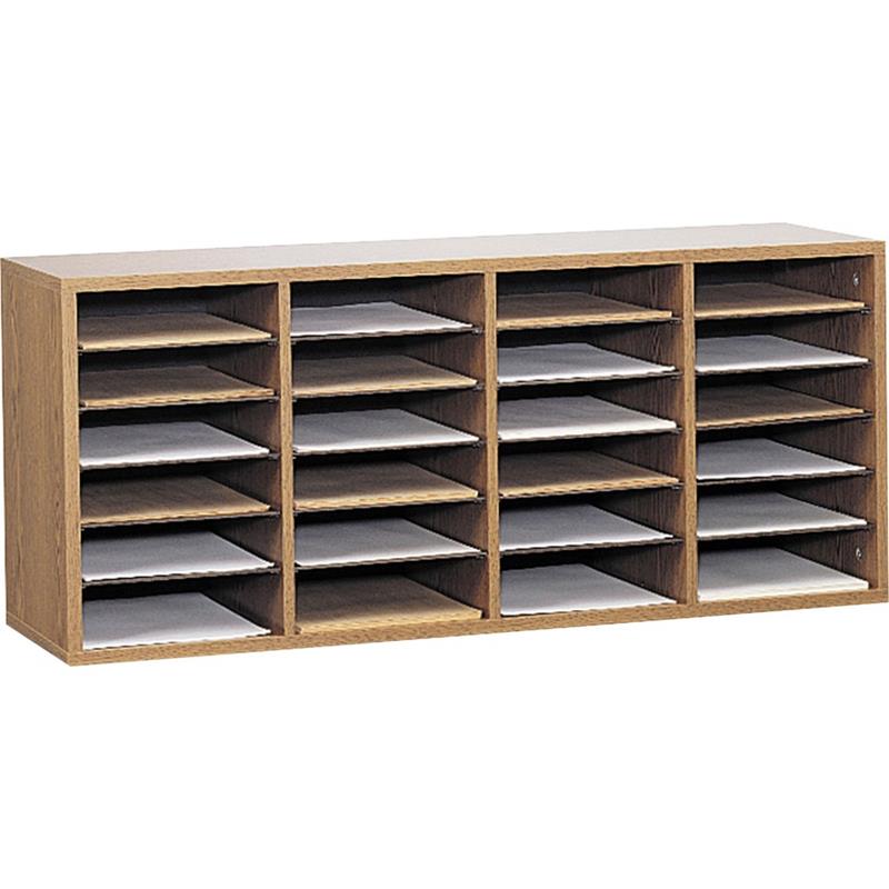 Image FILE MAILROOM 24 COMP.LET.OAK