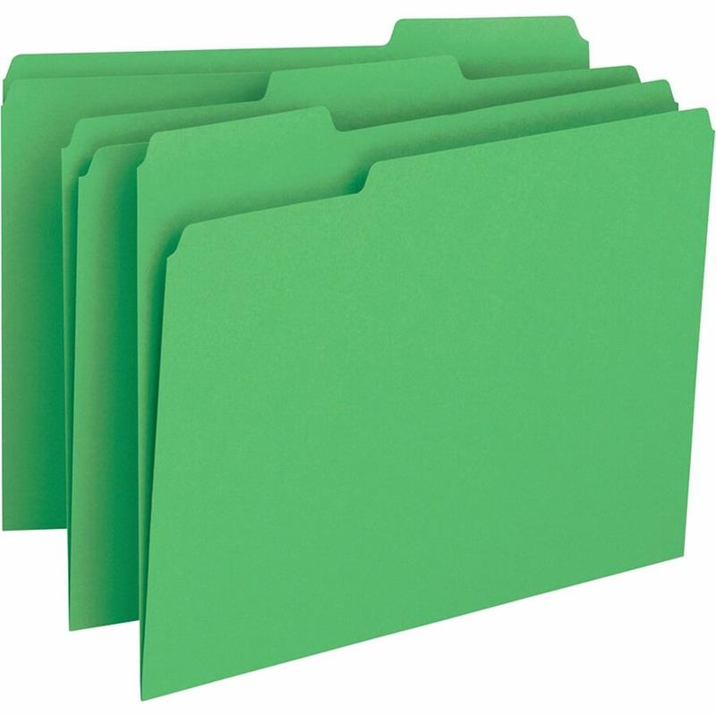 Image FOLDER FILE 1PLY 1/3 LTR GN (100)