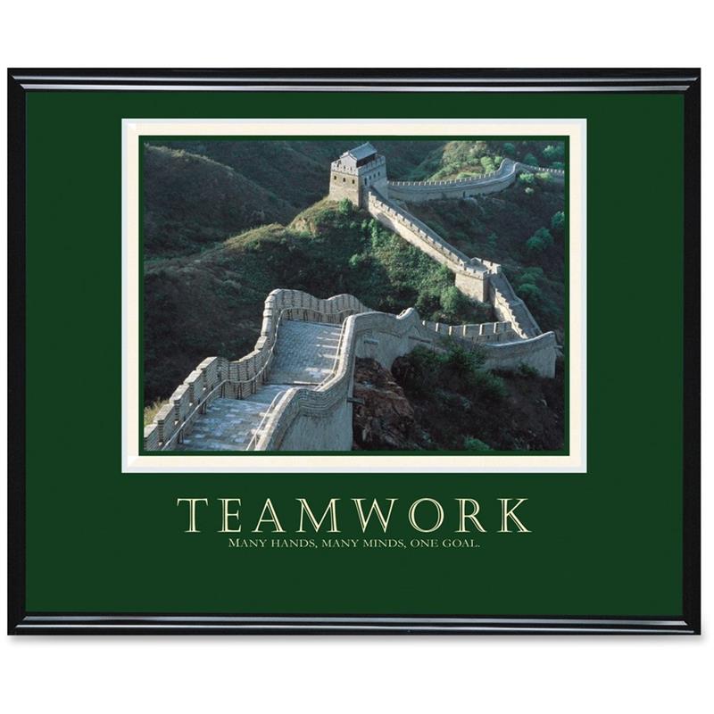 Image PRINT FRAMED 30x24*TEAMWORK