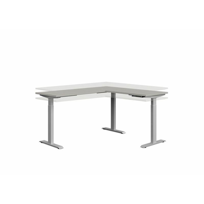 Image IonicTM Height Adjustable L-Shaped Workstation