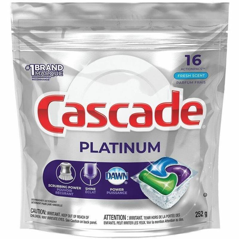 Image Cascade Platinum ActionPacs Dishwasher Detergent
